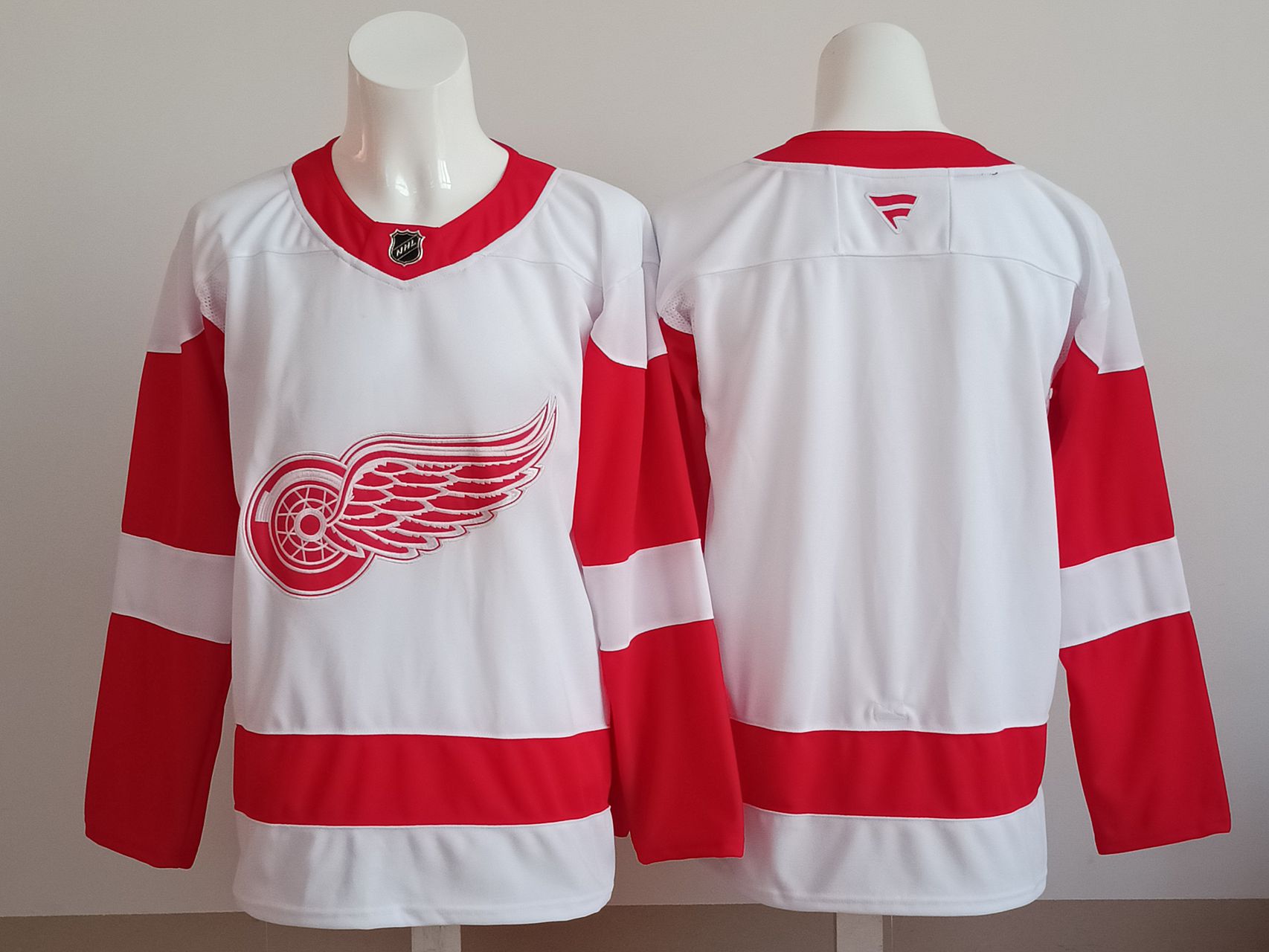 Men 2025 Detroit Red Wings Blank White NHL Jersey style 01->detroit red wings->NHL Jersey